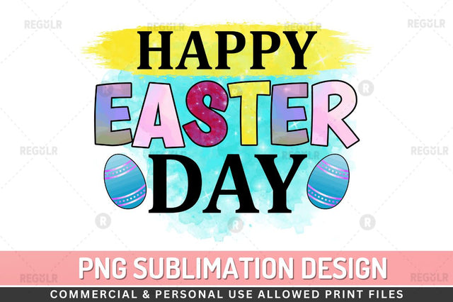 Happy easter day Sublimation PNG Sublimation Regulrcrative 