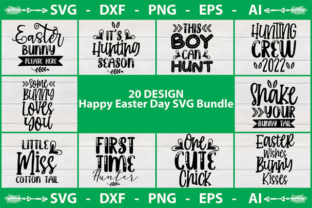 Happy Easter Day SVG Bundle SVG shah alam 