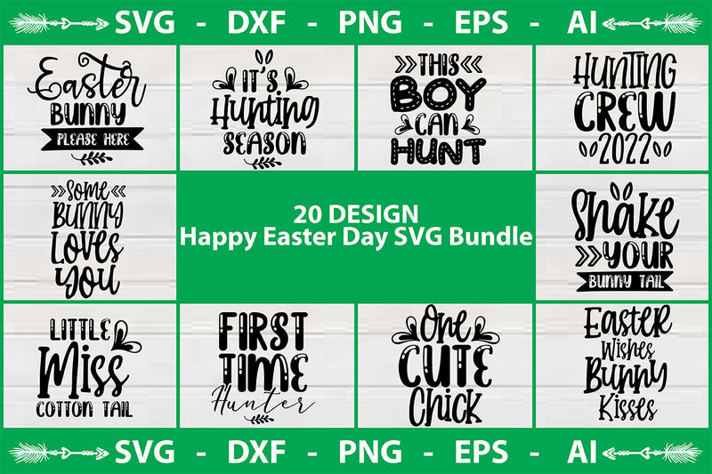 Happy Easter Day SVG Bundle SVG shah alam 