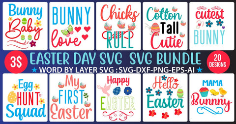 Happy Easter Day SVG Bundle,Happy EasterSublimation Bundle , Happy Easter SVG Cut File, Happy Easter SVG Quotes, Easter Egg Farmfresh SVG cut File, Easter Egg Farmfresh PNG ,Celebrate Easter SVG Cut File SVG BlackCatsMedia 