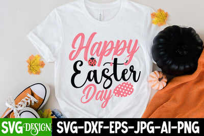 Happy Easter Day SVG Cut File, Happy Easter Day Sublimation PNG SVG BlackCatsMedia 