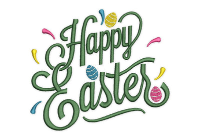 Happy Easter Embroidery Design, Holiday Embroidery Designs Embroidery/Applique DESIGNS NextEmbroidery 