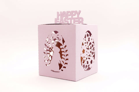 Happy easter gift box svg, Easter lantern svg SVG CuttingLineStore 