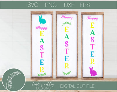 Happy Easter Mini Bundle Vertical Porch Signs SVG|Easter Mini Bundle|Vertical Porch Sign SVG Linden Valley Designs 