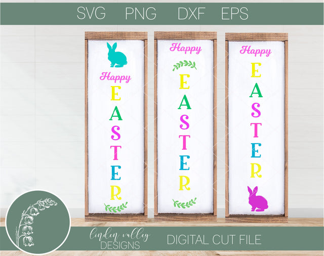 Happy Easter Mini Bundle Vertical Porch Signs SVG|Easter Mini Bundle|Vertical Porch Sign SVG Linden Valley Designs 