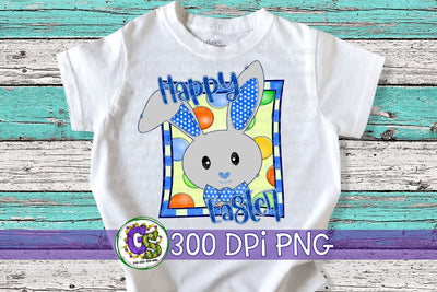 Happy Easter PNG for Sublimation Sublimation Greedy Stitches 