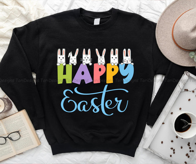 Happy Easter PNG sublimation design Sublimation ToriDesigns 