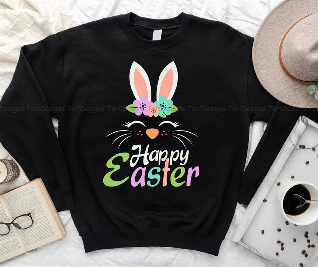 Happy Easter PNG sublimation design Sublimation ToriDesigns 