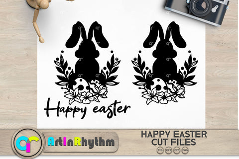 Happy Easter rabbit svg / Easter bunny svg SVG Artinrhythm shop 