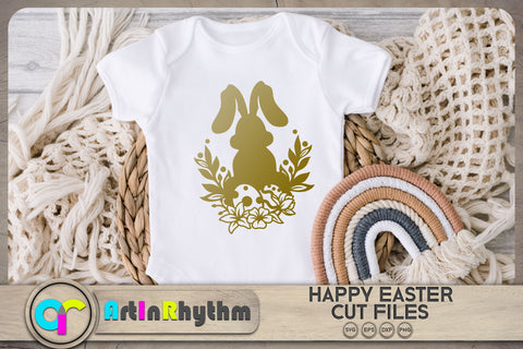 Happy Easter rabbit svg / Easter bunny svg SVG Artinrhythm shop 