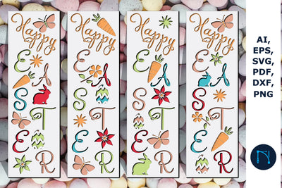 Happy Easter signs Cricut SVG Bundle SVG MD JOYNAL ABDIN 