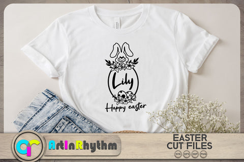 Happy easter split monogram svg SVG Artinrhythm shop 