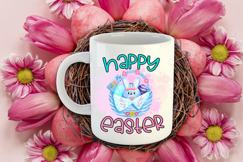 Happy Easter Sublimation- Sublimation Easter Designs PNG Sublimation Happy Printables Club 
