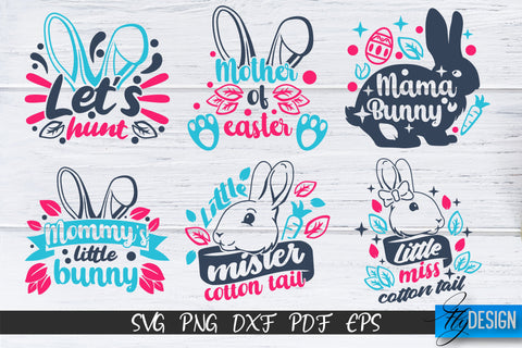 Happy Easter SVG Bundle | Easter Bunny SVG | Quote SVG | v.2 SVG Fly Design 