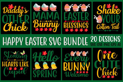 happy easter svg bundle SVG designmaster24 