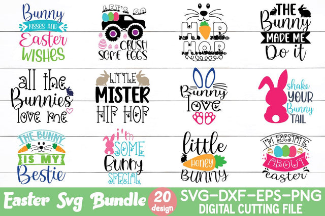 Happy Easter SVG Bundle SVG md faruk hossain 