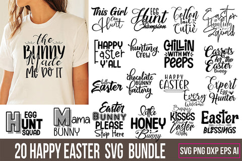 Happy Easter SVG Bundle SVG nirmal108roy 