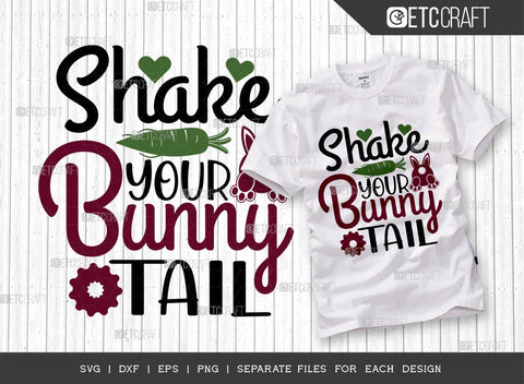 Happy Easter SVG Bundle Vol-09 | Follow The Bunny He | Shake Your Bunny Tail Svg | The Bunny Made Me Do It Svg | T-shirt Design SVG ETC Craft 