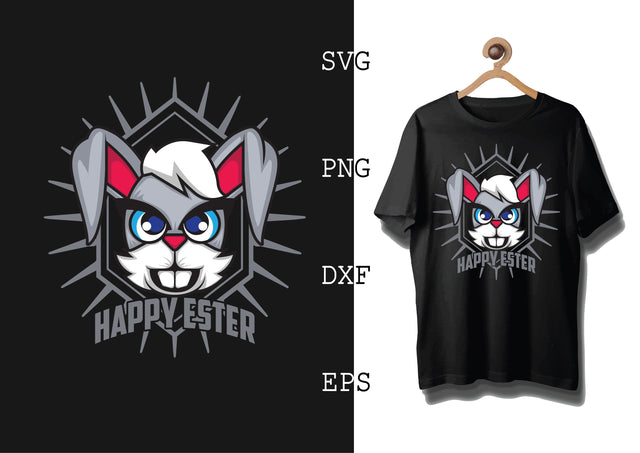 Happy Easter Svg, Bunny Babe Easter Svg, Bunny Svg, Welcome Spring Svg SVG DesignTShirt 