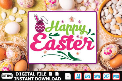 Happy Easter SVG Craftlabsvg24 