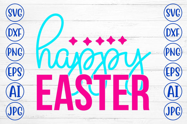 Happy Easter SVG Cut File SVG Syaman 
