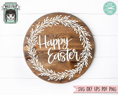Happy Easter SVG Cut File SVG Wild Pilot 