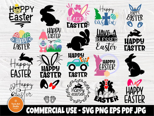 Happy Easter SVG Cut Files, Sayings Svg, Funny Svg SVG TonisArtStudio 