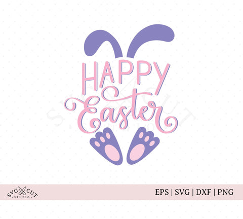 Happy Easter SVG Cut Files SVG SVG Cut Studio 