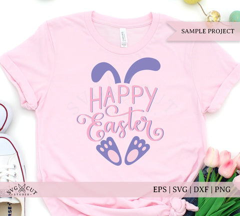 Happy Easter SVG Cut Files SVG SVG Cut Studio 