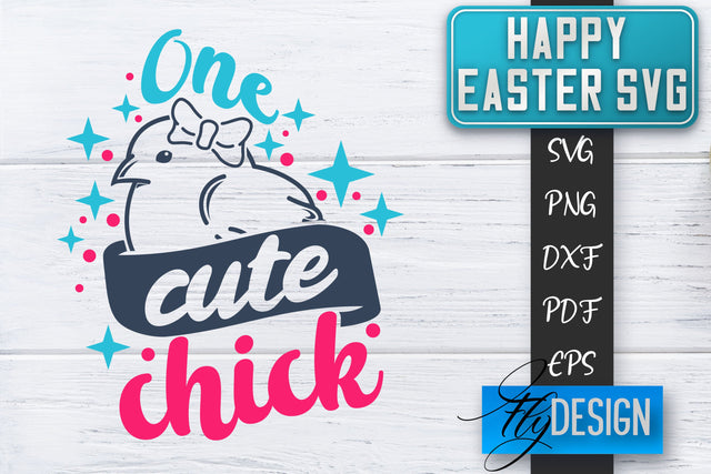 Happy Easter SVG | Cute Easter Quote SVG | Easter Bunny SVG SVG Fly Design 