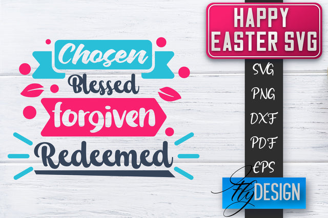 Happy Easter SVG | Cute Easter Quote SVG | Easter Bunny SVG SVG Fly Design 