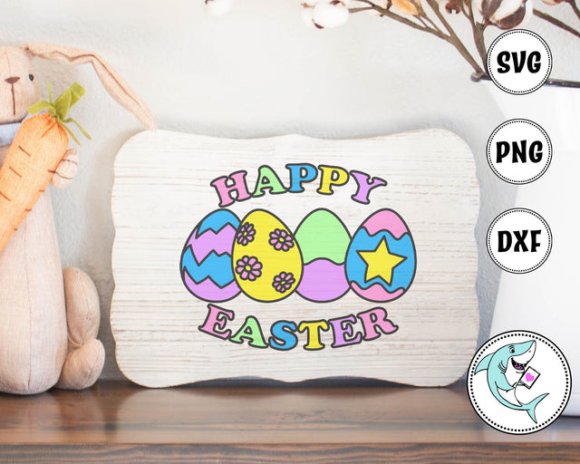 Happy Easter SVG Design Shark 