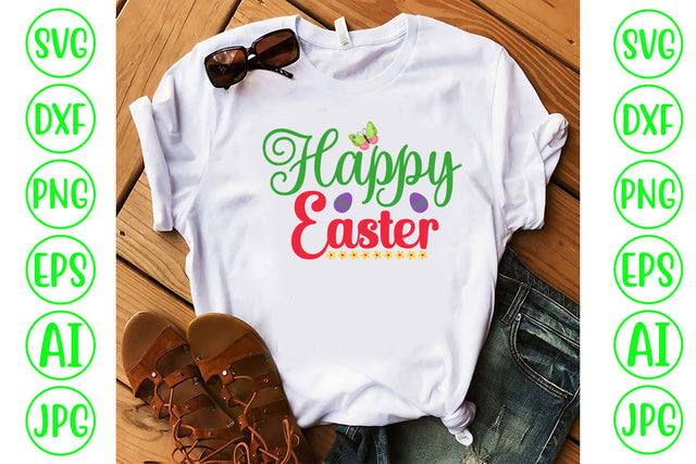 Happy Easter SVG Design SVG Syaman 