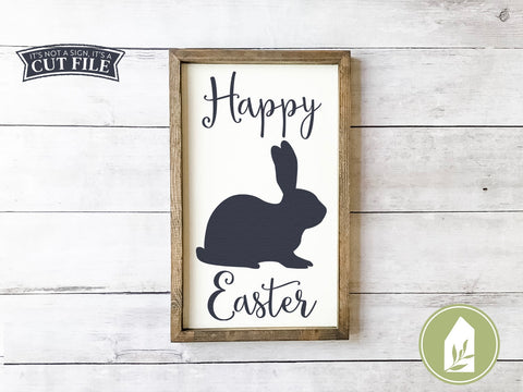 Happy Easter SVG | Easter Bunny SVG | Farmhouse Decor | Spring SVG SVG LilleJuniper 