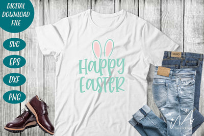 Happy Easter svg, Easter Day Svg, Easter Svg, Bunny Svg, Happy Easter Shirt svg, Easter Shirt Svg,family bunny svg, Funny Easter svg SVG Isabella Machell 
