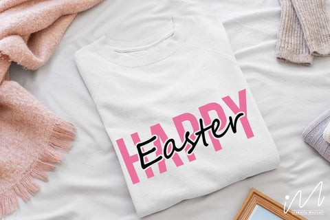 Happy Easter svg, Easter Day Svg, Easter Svg, Bunny Svg, Happy Easter Shirt svg, Easter Shirt Svg,family bunny svg, Funny Easter svg SVG Isabella Machell 