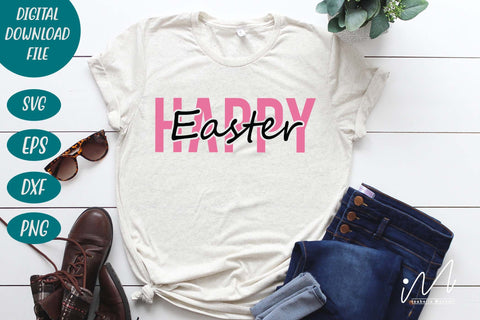 Happy Easter svg, Easter Day Svg, Easter Svg, Bunny Svg, Happy Easter Shirt svg, Easter Shirt Svg,family bunny svg, Funny Easter svg SVG Isabella Machell 