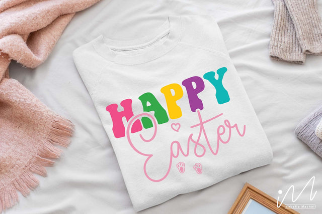 Happy Easter svg, Easter Day Svg, Easter Svg, Bunny Svg, Happy Easter Shirt svg, Easter Shirt Svg,family bunny svg, Funny Easter svg SVG Isabella Machell 