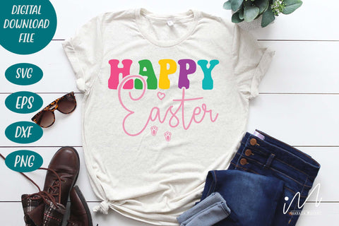 Happy Easter svg, Easter Day Svg, Easter Svg, Bunny Svg, Happy Easter Shirt svg, Easter Shirt Svg,family bunny svg, Funny Easter svg SVG Isabella Machell 