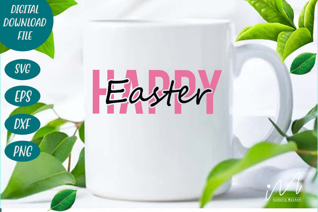 Happy Easter svg, Easter Day Svg, Easter Svg, Bunny Svg, Happy Easter Shirt svg, Easter Shirt Svg,family bunny svg, Funny Easter svg SVG Isabella Machell 