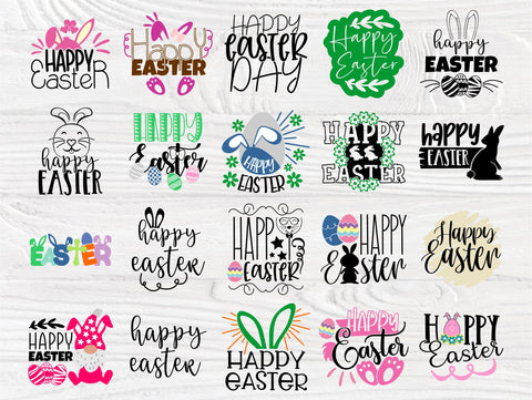 Happy Easter SVG, Easter Gnome Svg, Easter Eggs, Easter Bunny Svg, Kids easter Signs, Svg Files for Cricut, Silhouette Files, Svg Cut Files SVG TonisArtStudio 