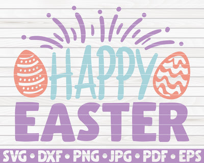 Happy Easter SVG | Easter quote SVG HQDigitalArt 