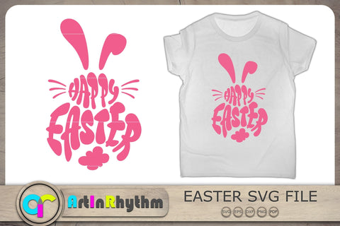 Happy Easter Svg, Easter Svg, Easter Bunny Svg, Bunny Svg SVG Artinrhythm shop 