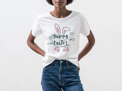 Happy Easter svg, Easter svg, Easter bunny svg, Rabbit svg, Christian easter svg, Bunny svg, Bunny Ears svg, Easter rabbit svgboy easter svg SVG CutLeafSvg 