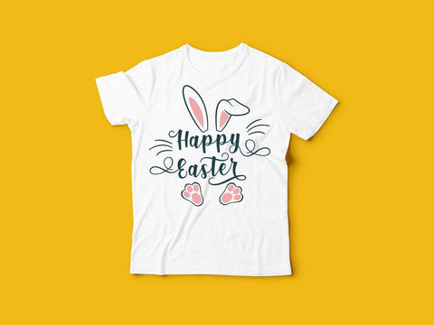 Happy Easter svg, Easter svg, Easter bunny svg, Rabbit svg, Christian easter svg, Bunny svg, Bunny Ears svg, Easter rabbit svgboy easter svg SVG CutLeafSvg 