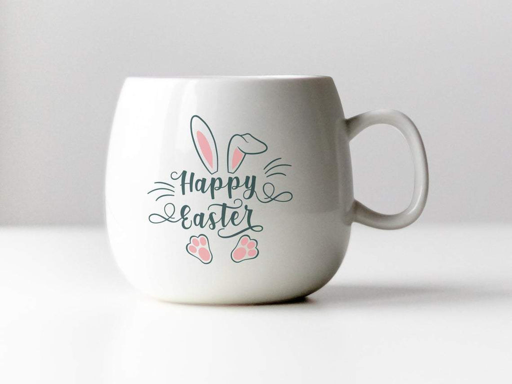 Happy Easter svg, Easter svg, Easter bunny svg, Rabbit svg, Christian ...