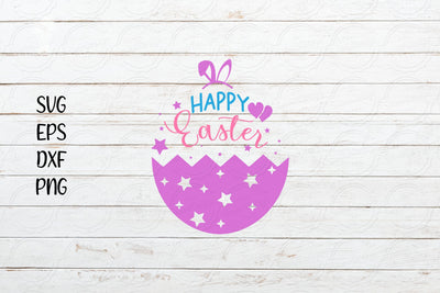 Happy Easter Svg, Easter Svg, Easter Egg Graphic SVG SmmrDesign 