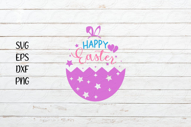 Happy Easter Svg, Easter Svg, Easter Egg Graphic SVG SmmrDesign 