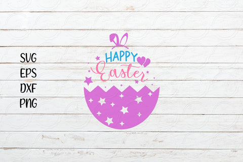 Happy Easter Svg, Easter Svg, Easter Egg Graphic SVG SmmrDesign 