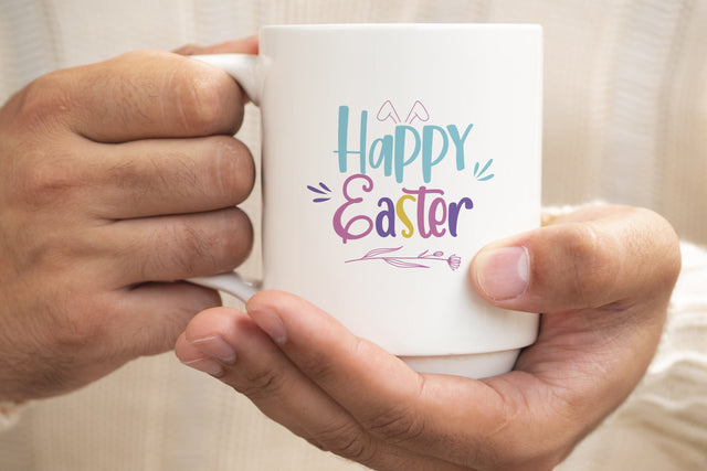 Happy Easter svg, Easter svg, Easter Typography svg SVG SmmrDesign 